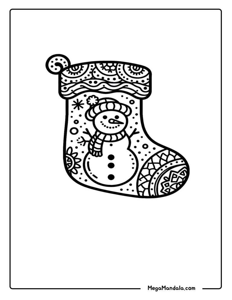 coloring pages ornament 8 megamandala